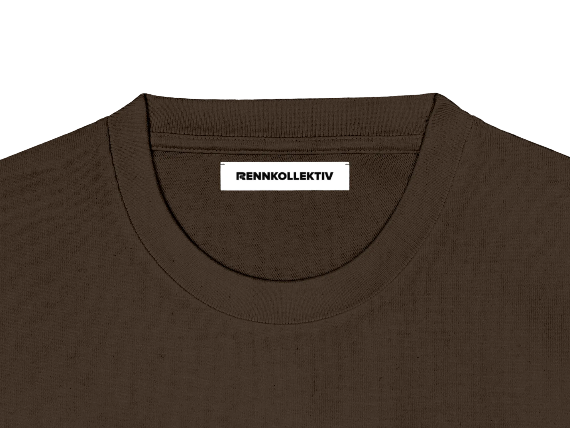 brown essentials shirt tag